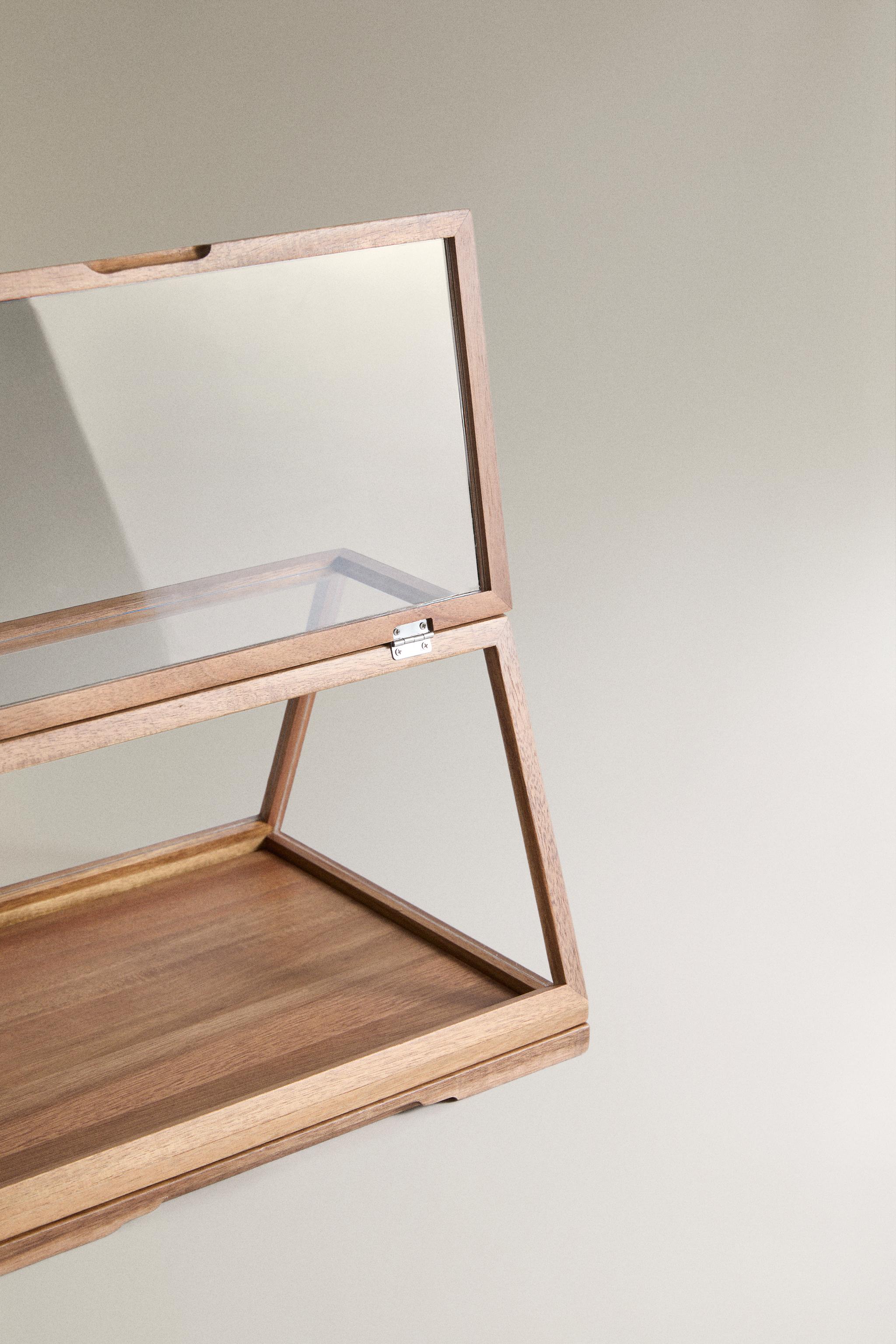 WOOD DISPLAY STAND